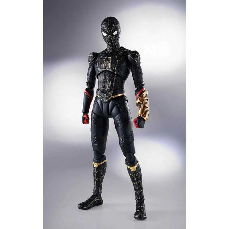 S.H Figuarts Spider-Man Black & Gold Suit – Spider-Man : No Way Home Seulement Aujourd&rsquo;hui