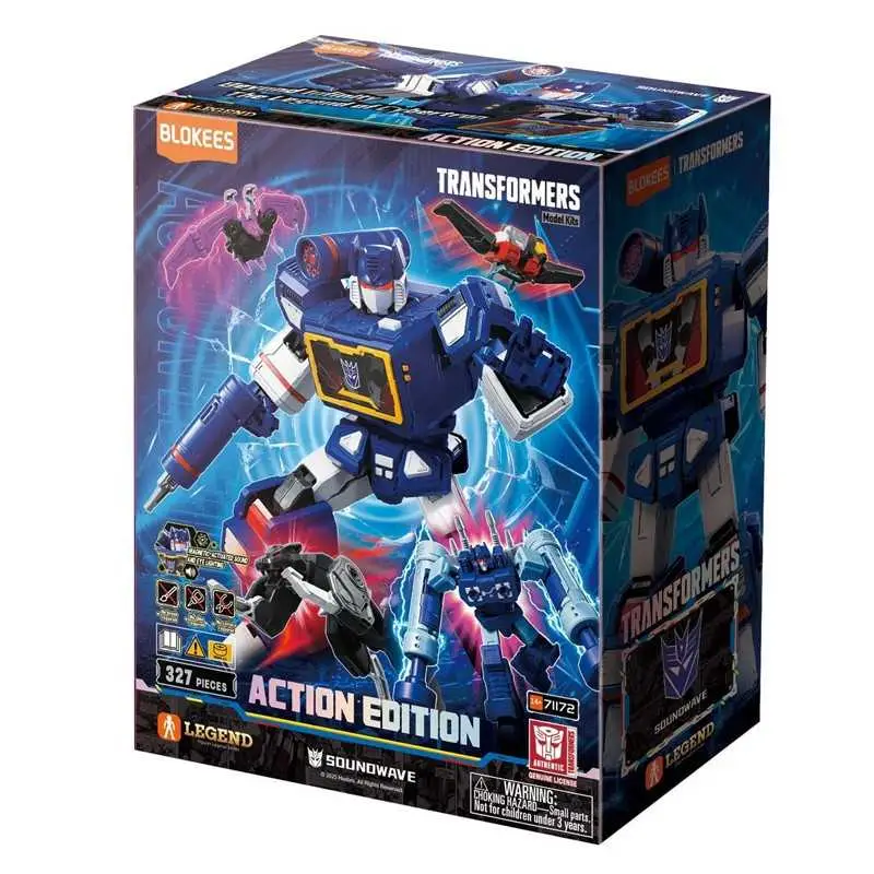 Blokees Action Edition 03 Sound Wave Light Up - Transformers Top Vente