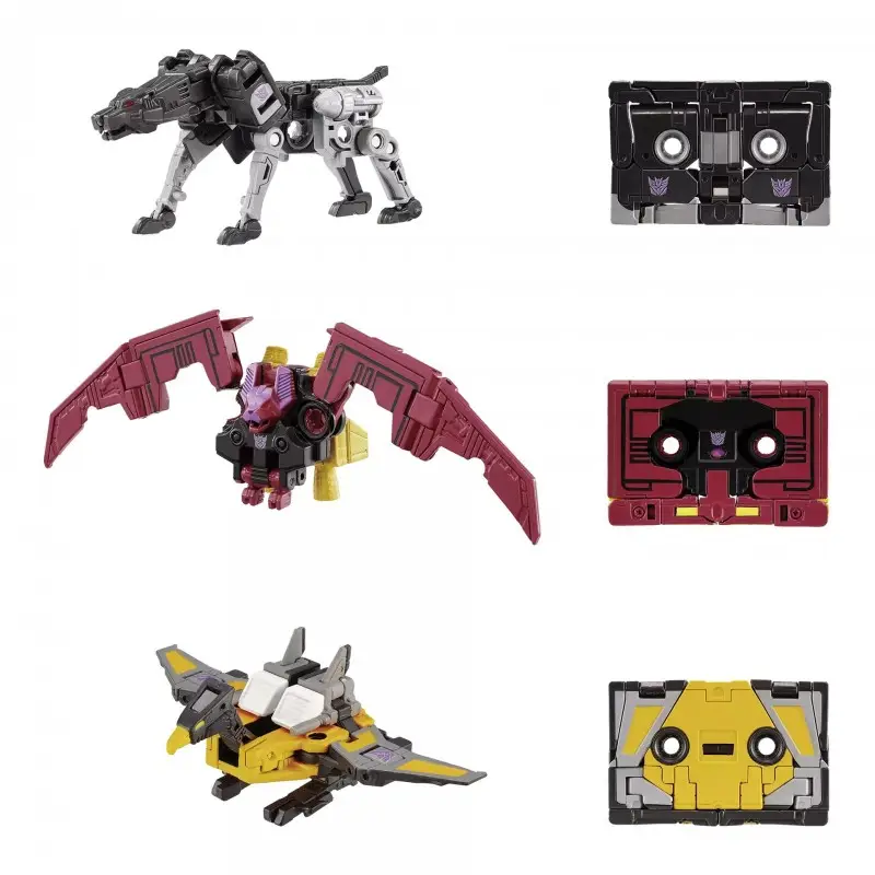 Offre Exclusive Figurines Jaguar, Buzzsaw y Ratbat - Transformers Takara Tomy