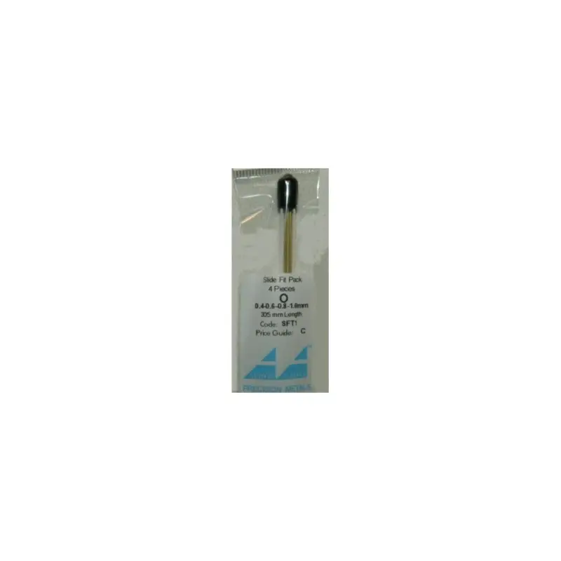PACK DE 4 TUBES LAITON 0.4/0.6/0.8/1.0mmX 305mm x 1 UNITE DE CHAQUE ALBION Prix Promo