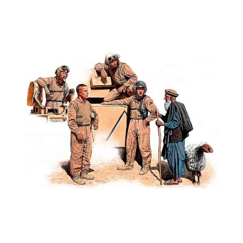 « Tu nous vends un de tes moutons pour un barbecue »1/35 MasterBox Prix Choc