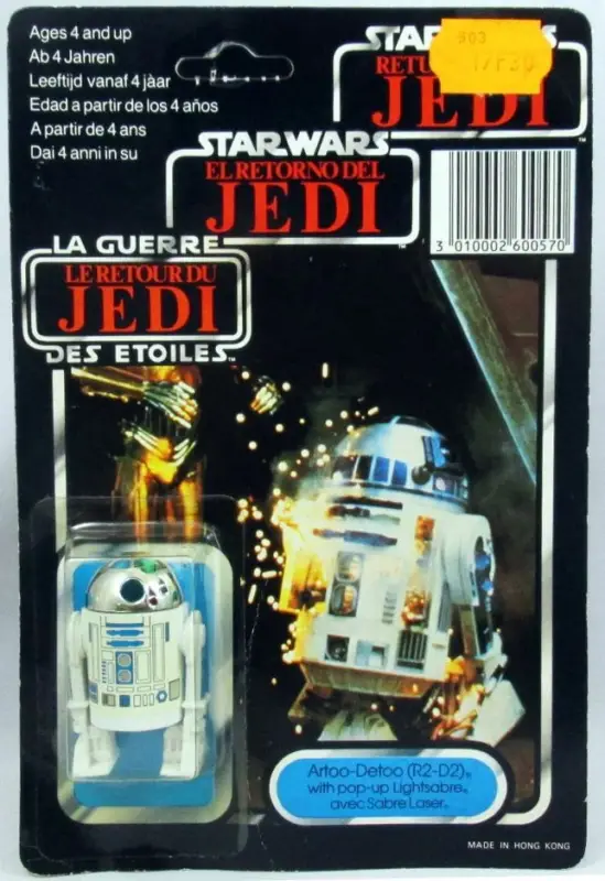 Jusqu'à Épuisement Des Stocks Star Wars Trilogo ROTJ 1983/85 - Kenner - Artoo-Detoo (R2-D2) with pop-up Lightsaber