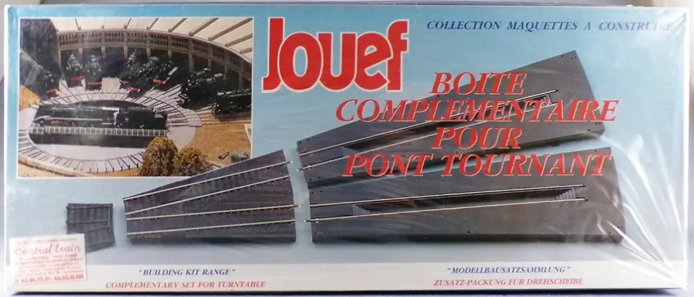 Jouef 1024 Ho Boite Complémentaire pour Pont Tournant Rails Acier Neuve Boite Scellée Retour Gratuit