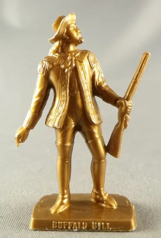 Figurine Publicitaire Café Legal Far West n° 10 Buffalo Bill (Legal Doré) Livraison Express