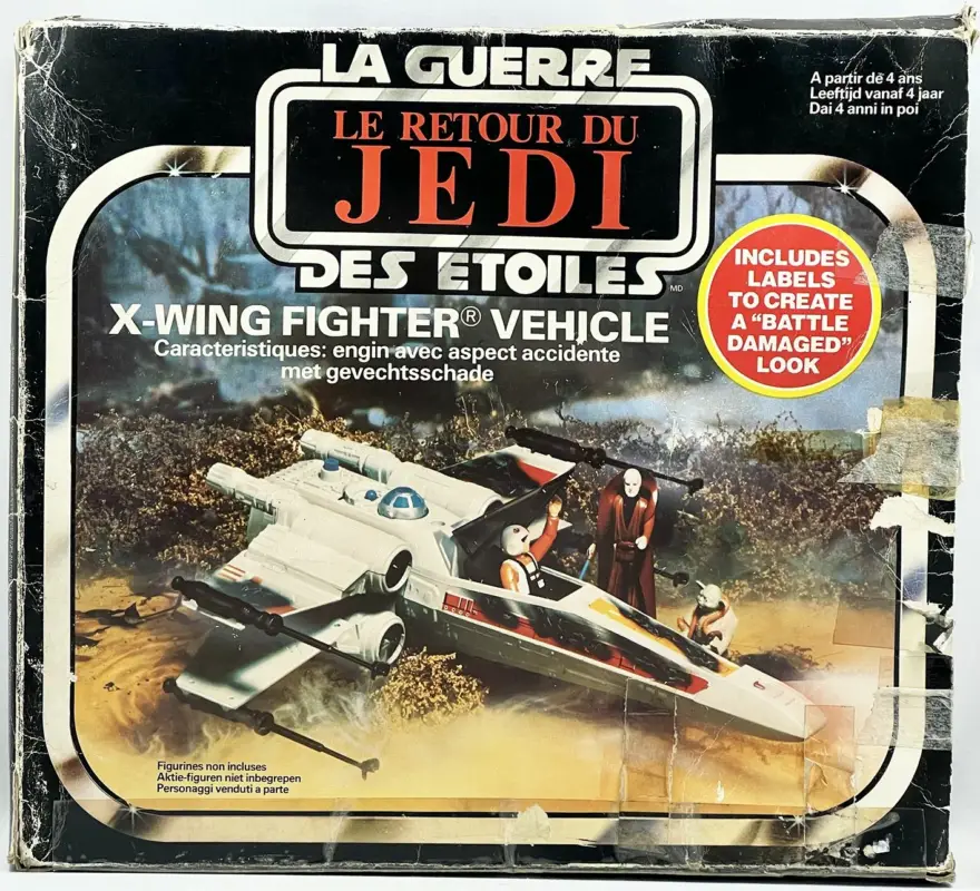 Star Wars ROTJ (Bilogo) 1983 - Kenner / Meccano - X-Wing Fighter "Battle-Damaged" Super Prix