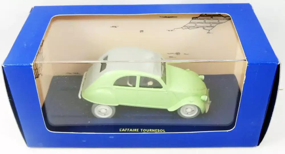 Tintin - Editions Atlas - N° 06 La 2CV Citroen de L'affaire Tournesol neuve en boite Acheter En Ligne