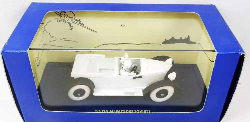 Tintin - Editions Atlas - N° 50 La Mercedes Torpedo Tintin au pays des soviets neuve en boite Commander Vite