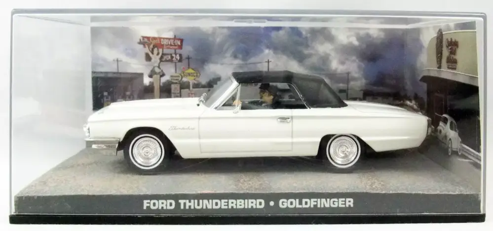 Haute Qualité James Bond - GE Fabbri - Goldfinger - Ford Thunderbird (neuve en boite)