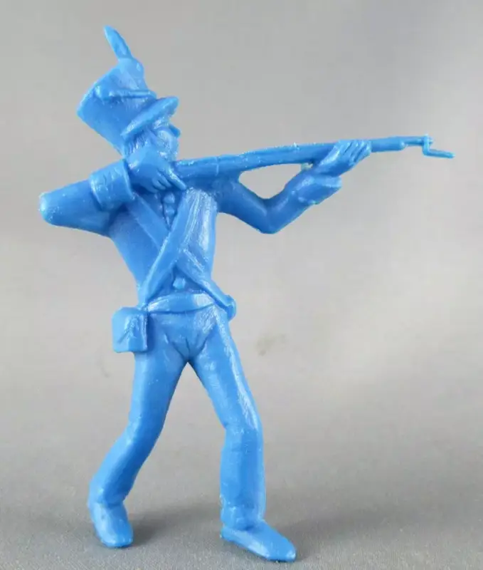 Solde Davy Crockett - Figurine La Roche aux Fées - Série 3 - Américain Soldat Tireur fusil debout