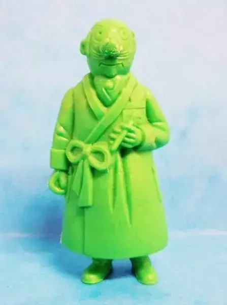 Tintin - Figurine monochrome Esso Belgique - Rastapopoulos (vert) Prix Promo