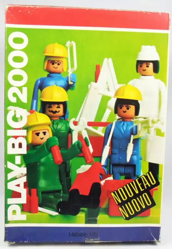 Vente Flash Play-Big 2000 - Ref.5700 Les Ouvriers du Bâtiment (Bauarbeiter-Set)