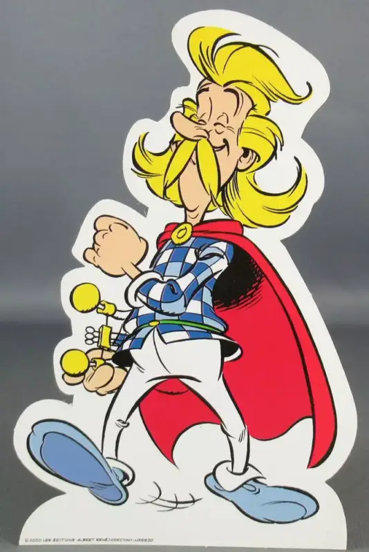 Nouvelle Collection Asterix - Silhouette Plastique Promotionnelle Albert René 2000 - Assurancetourix