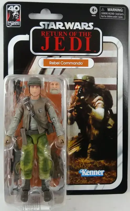 Star Wars The Black Series 6" - "40th Anniversary" Rebel Commando Quantité Limitée