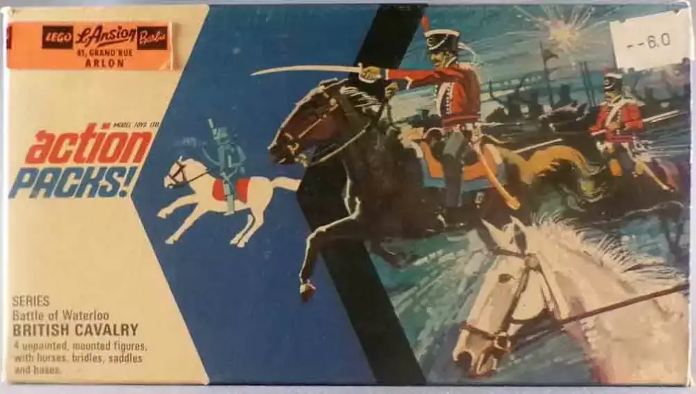 Timpo Action Packs! Ref 4100 - Waterloo - Anglais Cavalerie Complet en Boite Solde