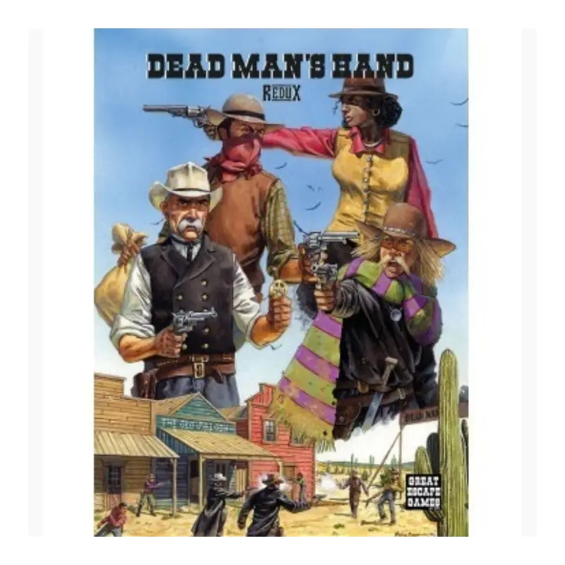 Haute Qualité Dead Man’s Hand – Redux Livre des Règles + Cartes (FR)