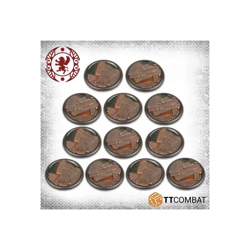 Carnevale - 40mm Sunken Wood Bases Dernière Chance