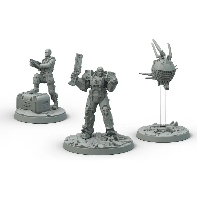 Fallout: Wasteland Warfare - Brotherhood of Steel - Knight-Captain Cade and Paladin Danse Certifié