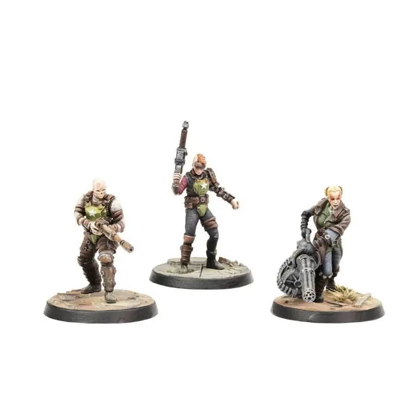 Seulement Aujourd'hui Fallout Wasteland Warfare - Raiders - Ack Ack, Sinjin & Avery