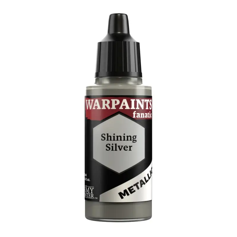 Army Painter - Warpaints Fanatic Metallic - Shining Silver Commander Maintenant