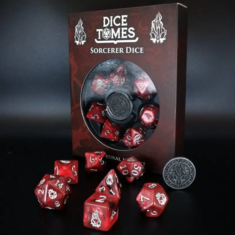 Retour Gratuit Artefact Games – Set de dés D&D – Sorcier