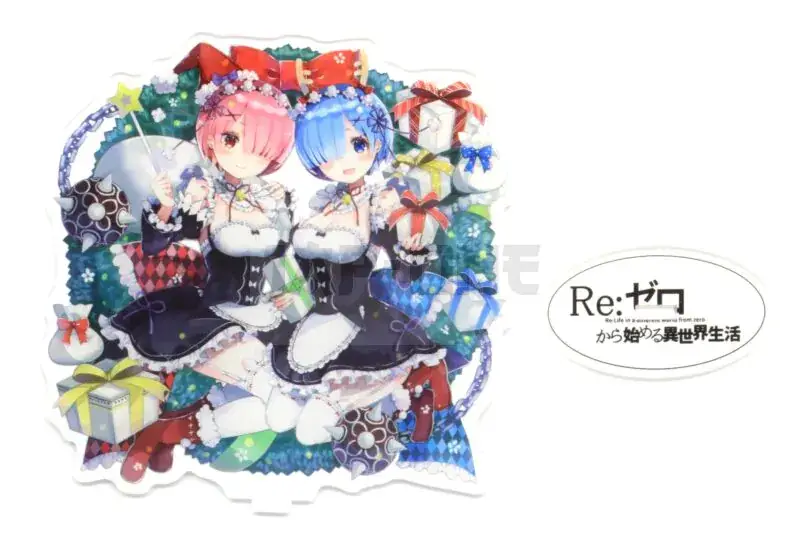 Cristal Acrylique – Re:Zero − Starting Life in Another World – Duo Rem & Ram (ver.4) Haute Qualité