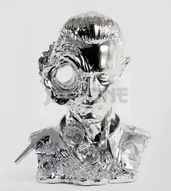 Haute Qualité Terminator – T-1000 Liqu. Metal Mask – Figurine Purearts &rsquo;29X36X44Cm&rsquo;