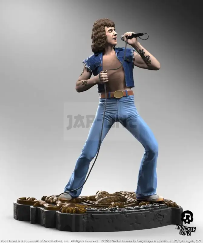 Vente Flash Bon Scott Figurine Rock Iconz Bon Scott Limited Edition 22 Cm