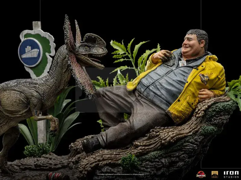 Jurassic Park – Dennis Nedry – Figurine 1/10 Deluxe Art Scale Vente Flash