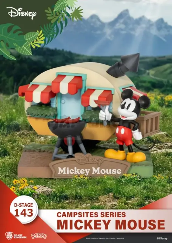 Bon Marché Disney – Mickey Mouse – Diorama D-Stage Campsite Series 10Cm