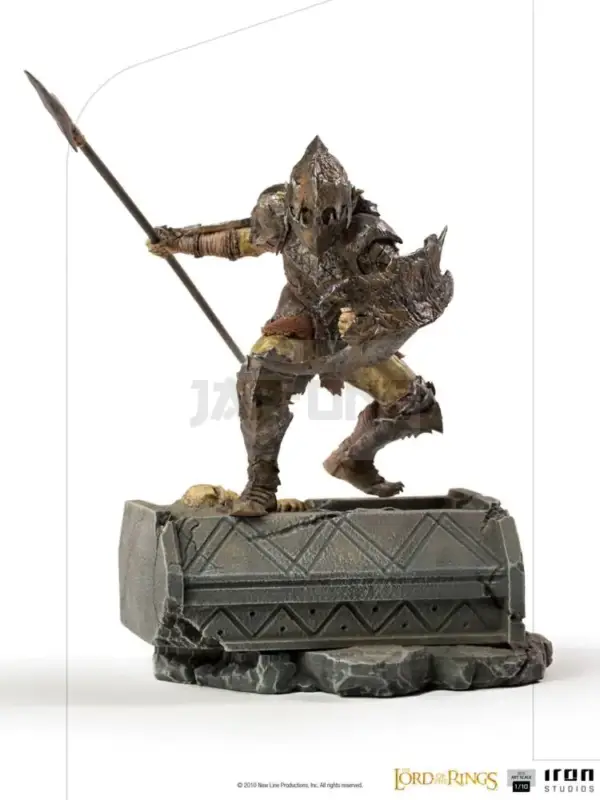 Populaire Lotr Armored Orc 1/10 Art Statue 20 Cm