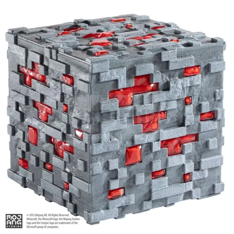 Minecraft Illuminating Redstone Ore Cube Prix Choc