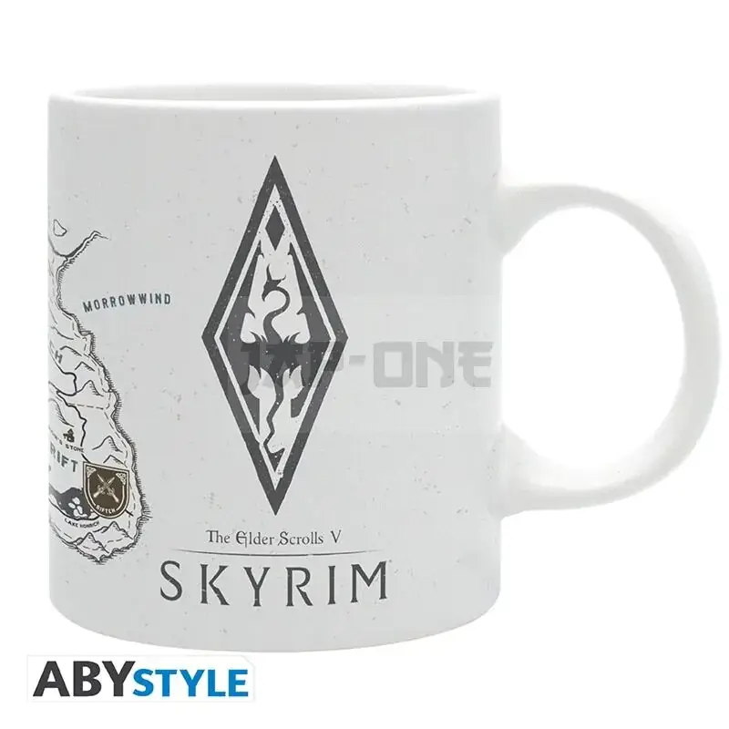 Skyrim – Mug – 320 Ml – « Carte » – Subli – Box Populaire