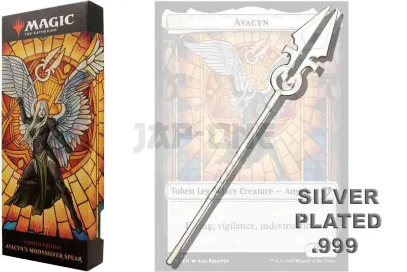 Nouveauté Magic The Gathering – Avacyn&rsquo;S Moonsilver Spear -.999 Silver Plated Replica