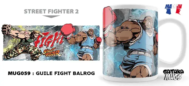Street Fighter – Mug – Guile Fight Balrog Acheter En Ligne