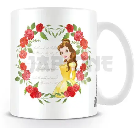 Disney – Mug – 300 Ml – Beauty And The Beast – Roses Pas Cher