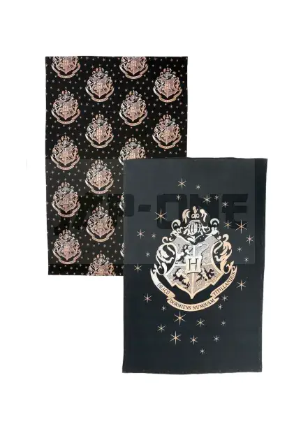 Harry Potter – Poudlard Gold – Pack De 2 Torchons / Essuies Prix Promo