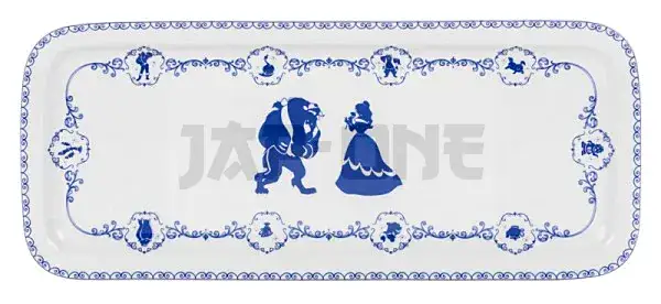 Disney – Beauty & The Beast – Plat À Cake &lsquo;Porcelaine&rsquo; Réduction