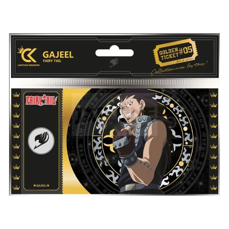 Paiement Sécurisé Fairy Tail Golden Ticket Black Edition #05 Gajeel (10)