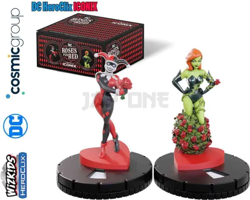 Dc Heroclix Iconix: Harley Quinn – Roses For Red Nouveauté