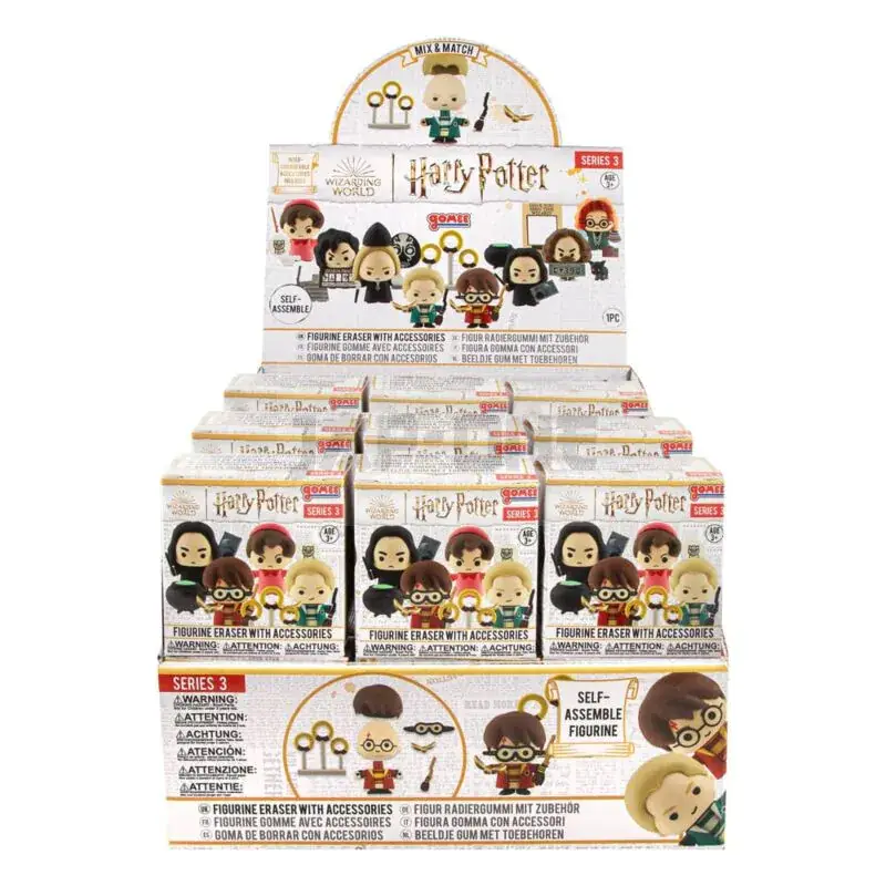 Harry Potter Présentoir Figurines / Gommes Gomee Mystery Wave 3 (24) Offre Limitée