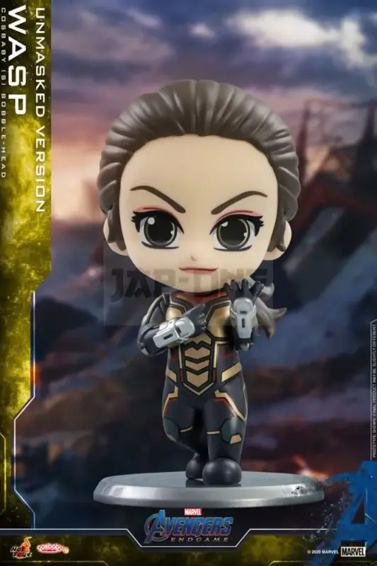 Remise Avengers: Endgame Figurine Cosbaby (S) The Wasp (Unmasked Version) 10 Cm