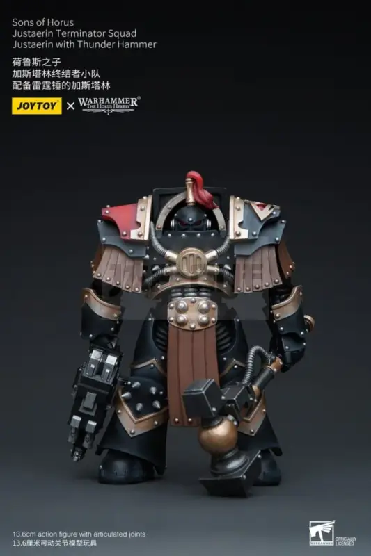Warhammer The Horus Heresy Figurine 1/18 Sons Of Horus Justaerin Terminator Squad Justaerin With Thunder Hammer 12 Cm Achat Immédiat