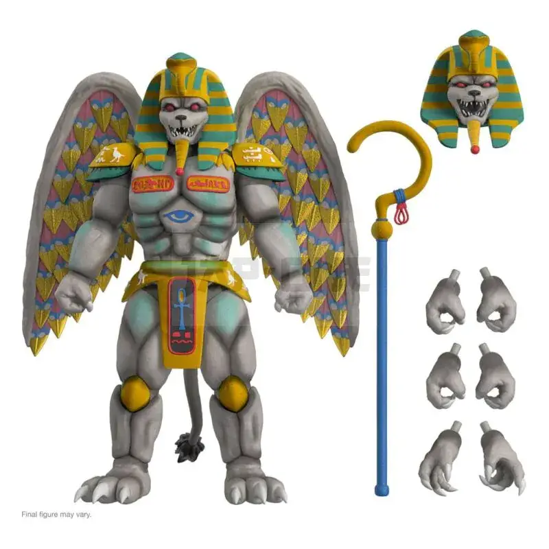 Retour Gratuit Mighty Morphin Power Rangers Figurine Ultimates King Sphinx 20 Cm