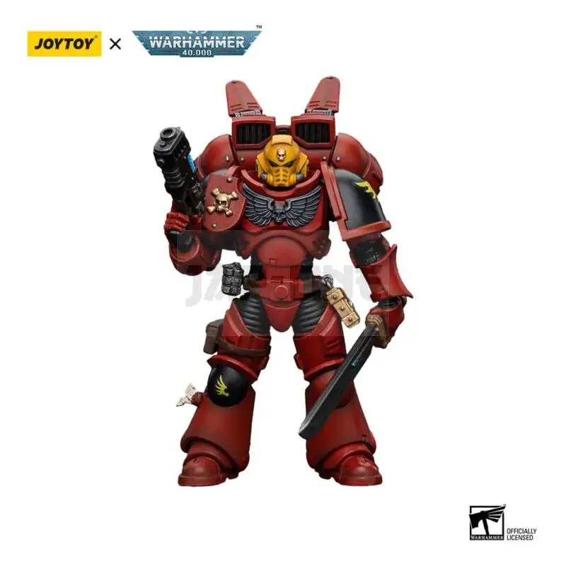 Warhammer The Horus Heresy Figurine 1/18 Blood Angels Jump Pack Intercessors Sergeant With Plasma Pistol 12 Cm Usine Directe