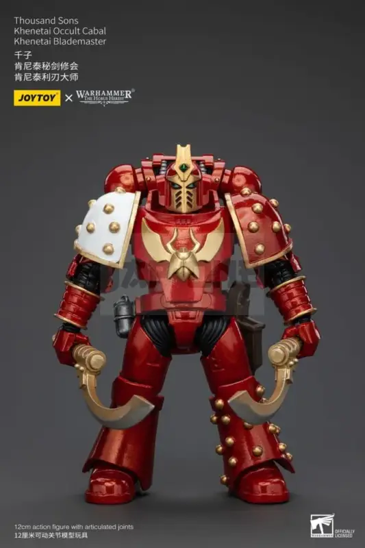 Top Vente Warhammer The Horus Heresy Figurine 1/18 Thousand Sons Khenetai Occult Cabal Khenetai Blademaster 12 Cm