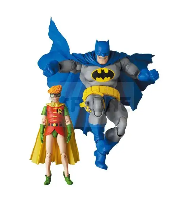 Batman : Dark Knight Figurines Maf Ex Batman Blue Version & Robin 11- 16 Cm Marque