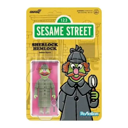 1, Rue Sésame Figurine Reaction Wave 03 Sherlock Hemlock 10 Cm Achat Immédiat