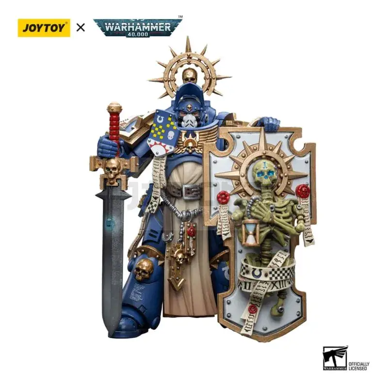 Pas Cher Warhammer 40K Figurine 1/18 Ultramarines Primaris Captain With Relic Shield And Power Sword 12 Cm