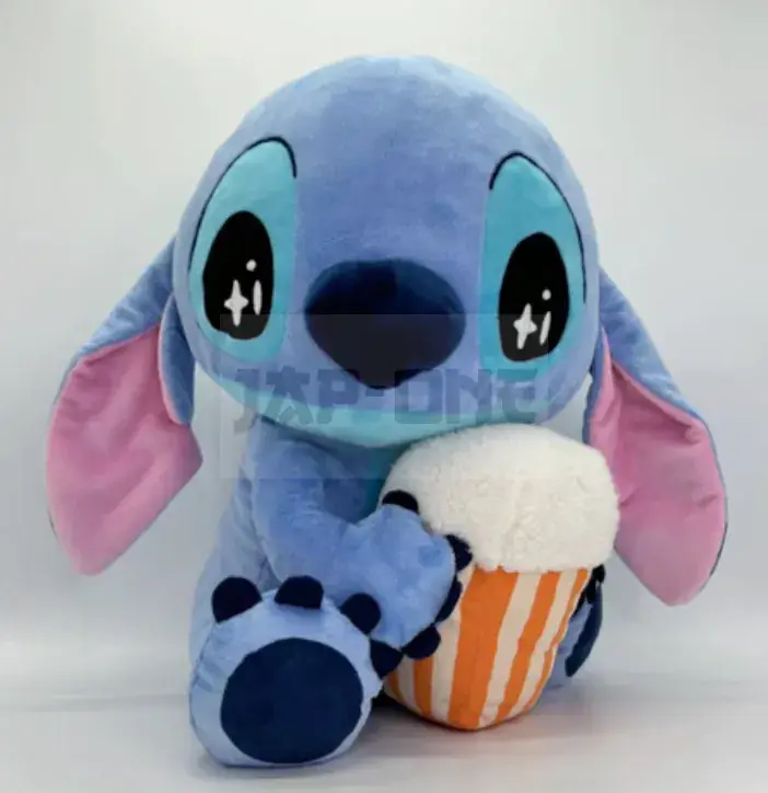 Stitch Avec Popcorn – Peluche 45Cm Nouvelle Collection