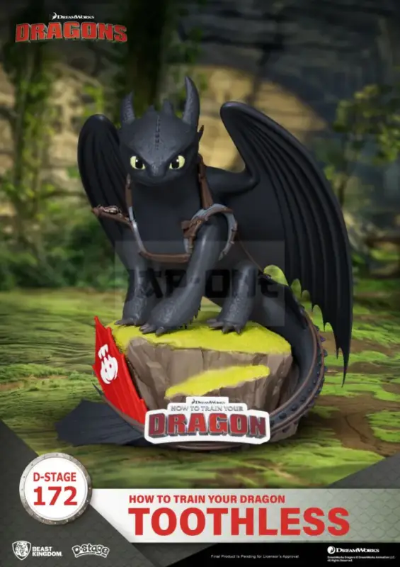 Expédition Rapide Dragons – Krokmou – Diorama D-Stage 15Cm